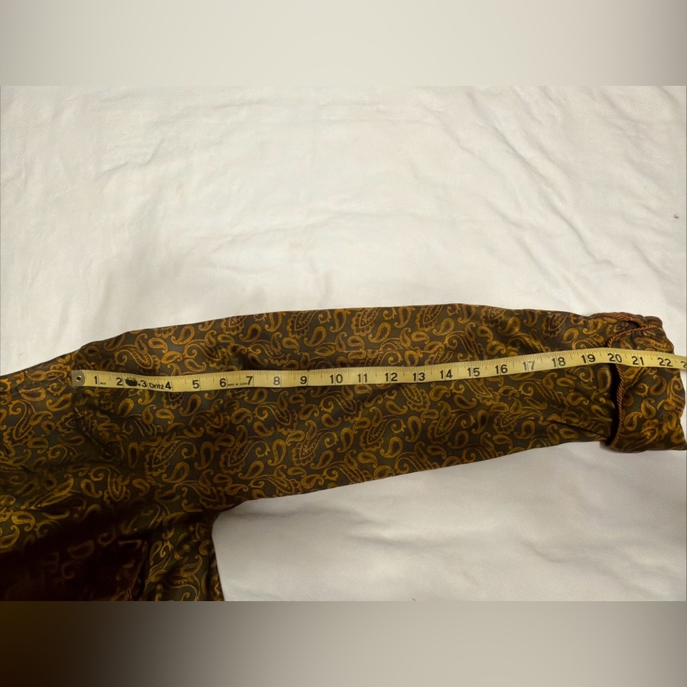 Vintage Creation 60’s/70’s Lordy Paris Paisley Smoking Jacket Robe Unisex - Picture 6 of 16